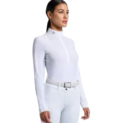 Cavalleria Toscana Heat Sealed Bib LS Show Shirt