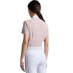 Cavalleria Toscana Jacquard Jersey SS Show Shirt | Violet Ice