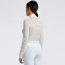 Cavalleria Toscana Jacquard Mesh Zip Show Shirt