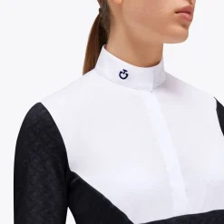 Cavalleria Toscana Jacquard Sheer Competition Shirt