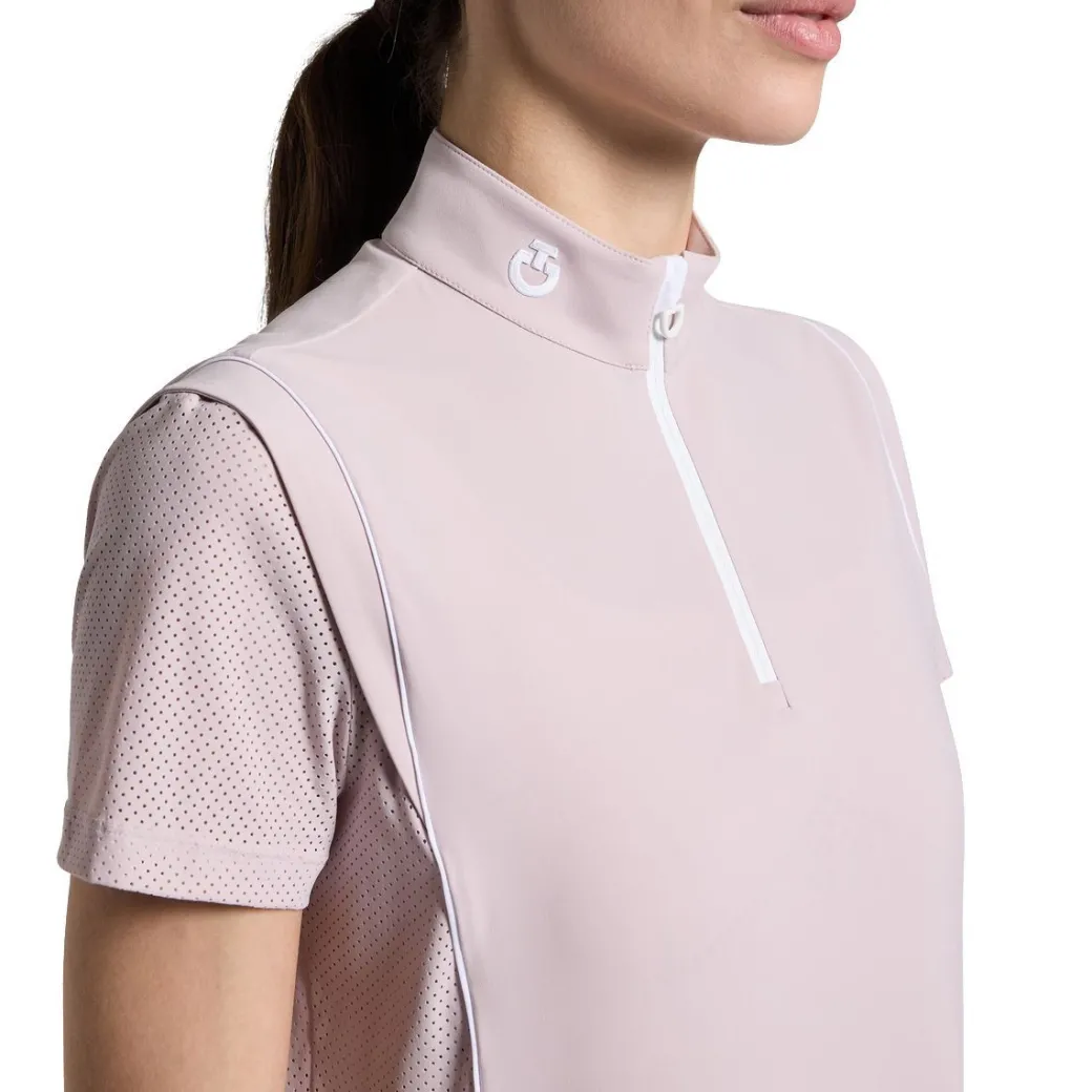 Cavalleria Toscana Jersey SS Training Polo | Violet Ice