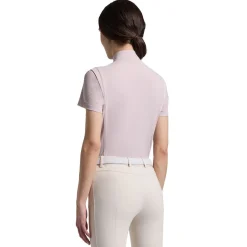Cavalleria Toscana Jersey SS Training Polo | Violet Ice