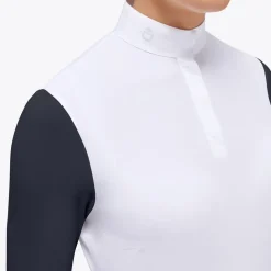 Cavalleria Toscana LS Jersey Mesh Button Polo