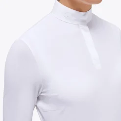 Cavalleria Toscana LS Jersey Mesh Button Polo