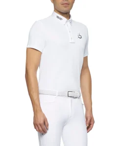 Cavalleria Toscana Men's CT Team Short Sleeve Polo