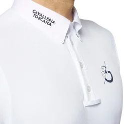 Cavalleria Toscana Men's CT Team Short Sleeve Polo
