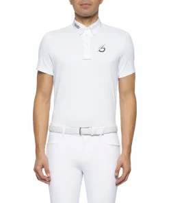 Cavalleria Toscana Men's CT Team Short Sleeve Polo