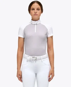 Cavalleria Toscana Mitered Competition Polo Short Sleeve