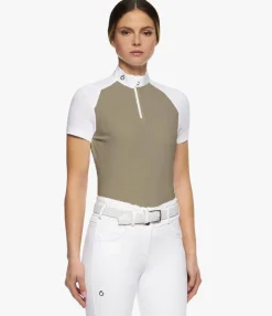 Cavalleria Toscana Mitered Competition Polo Short Sleeve