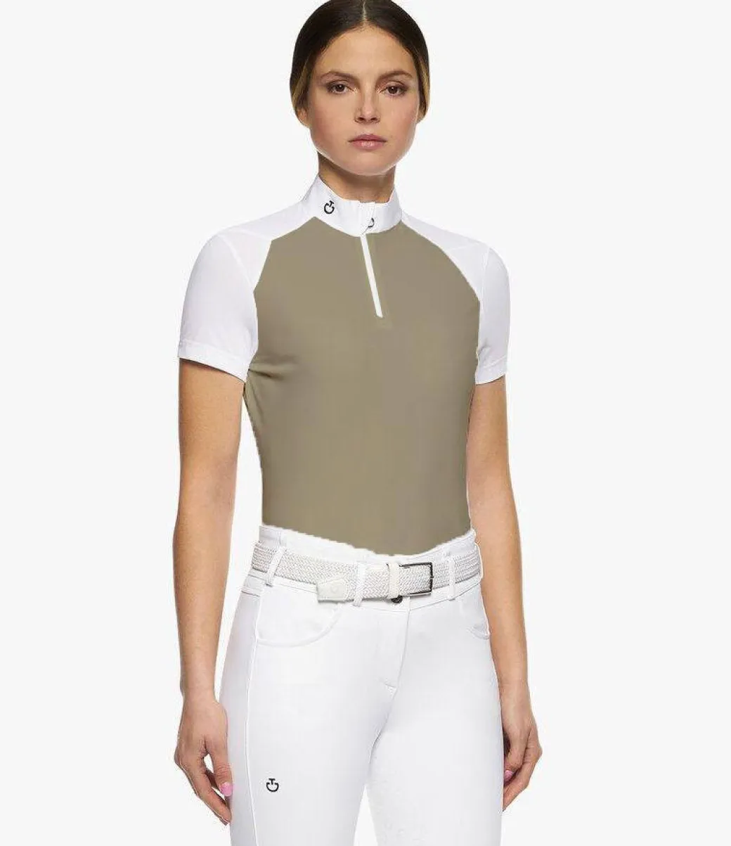 Cavalleria Toscana Mitered Competition Polo Short Sleeve