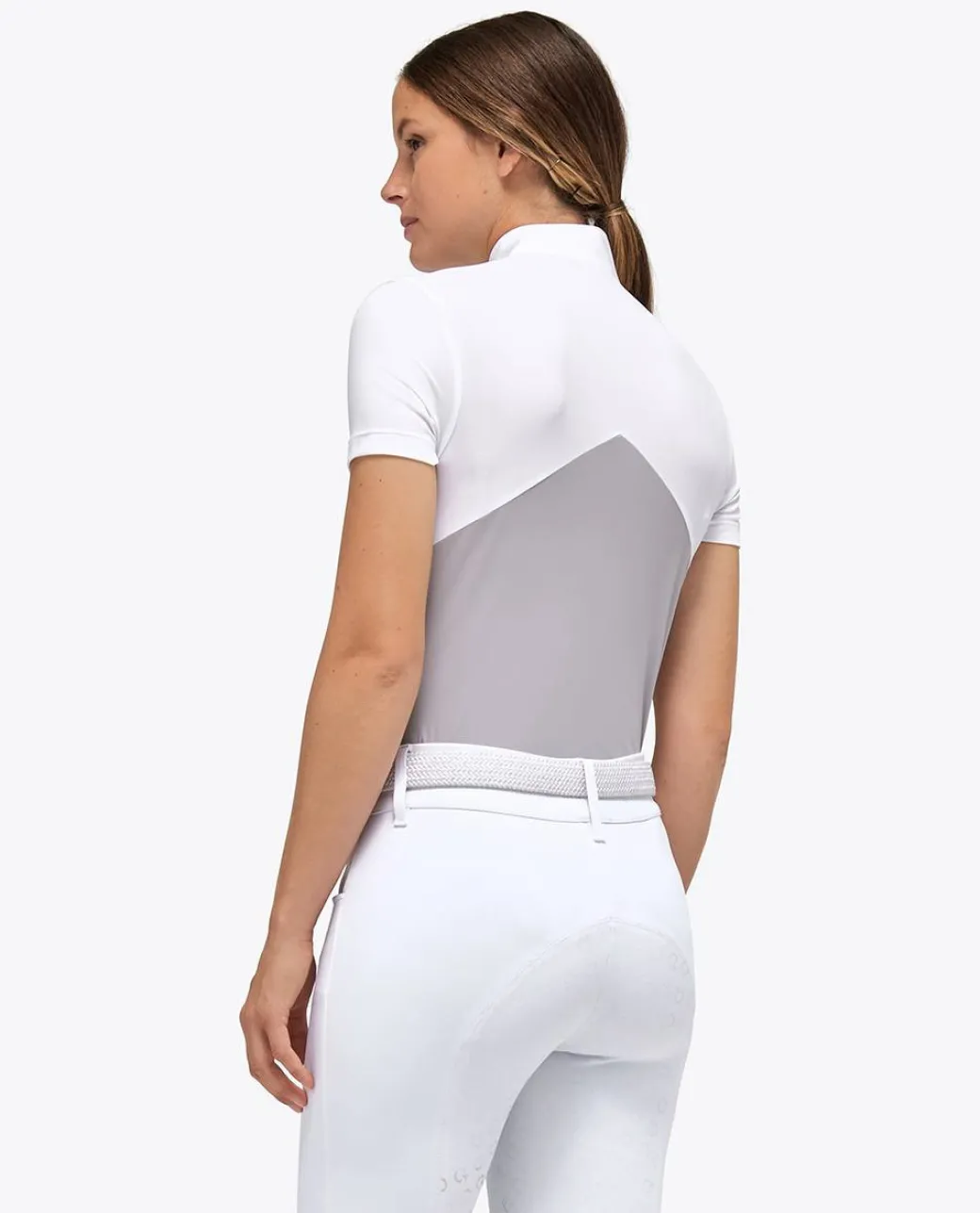 Cavalleria Toscana Mitered Competition Polo Short Sleeve