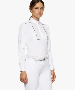 Cavalleria Toscana Outline Piping Shirt Long Sleeve