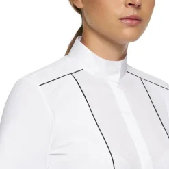 Cavalleria Toscana Outline Piping Shirt Long Sleeve