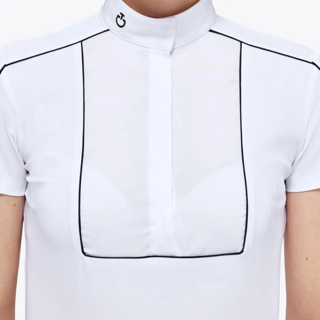 Cavalleria Toscana Outline Piping Shirt Short Sleeve
