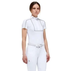 Cavalleria Toscana Outline Piping Shirt Short Sleeve