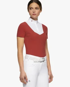 Cavalleria Toscana Pentagon Bib Show Polo Short Sleeve