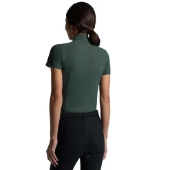 Cavalleria Toscana Perforated SS Show Shirt | Jungle Green