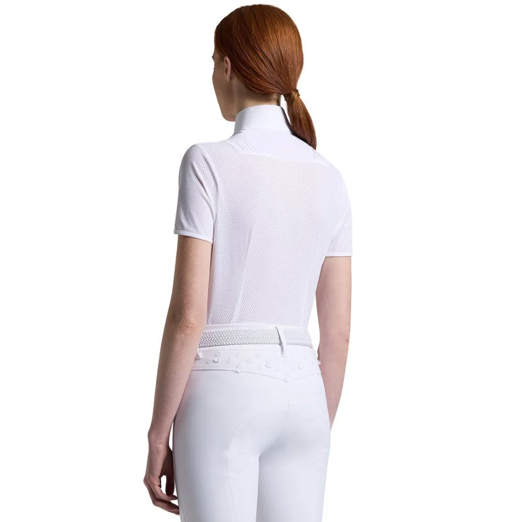 Cavalleria Toscana Perforated American SS Show Shirt