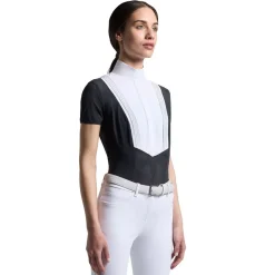 Cavalleria Toscana Perforated American SS Show Shirt