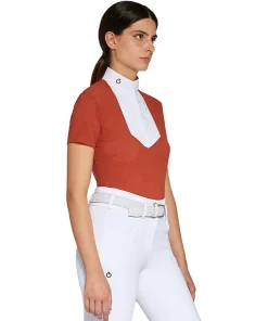 Cavalleria Toscana Perforated Competition Shirt SS