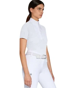 Cavalleria Toscana Perforated Competition Shirt SS