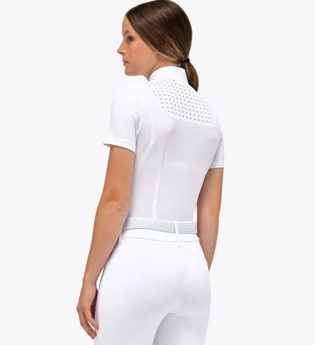 Cavalleria Toscana Pique Competition Polo Short Sleeve