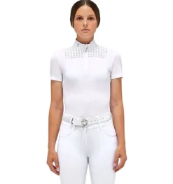 Cavalleria Toscana Pique Competition Polo Short Sleeve