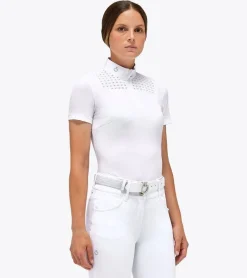 Cavalleria Toscana Pique Competition Polo Short Sleeve
