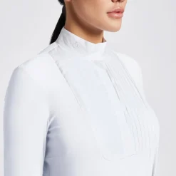 Cavalleria Toscana Pleated Bib LS Show Shirt