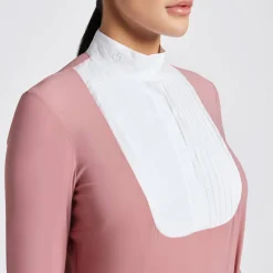 Cavalleria Toscana Pleated Bib LS Show Shirt