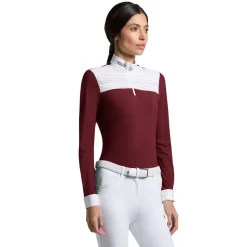 Cavalleria Toscana Pleated Yoke LS Competition Shirt