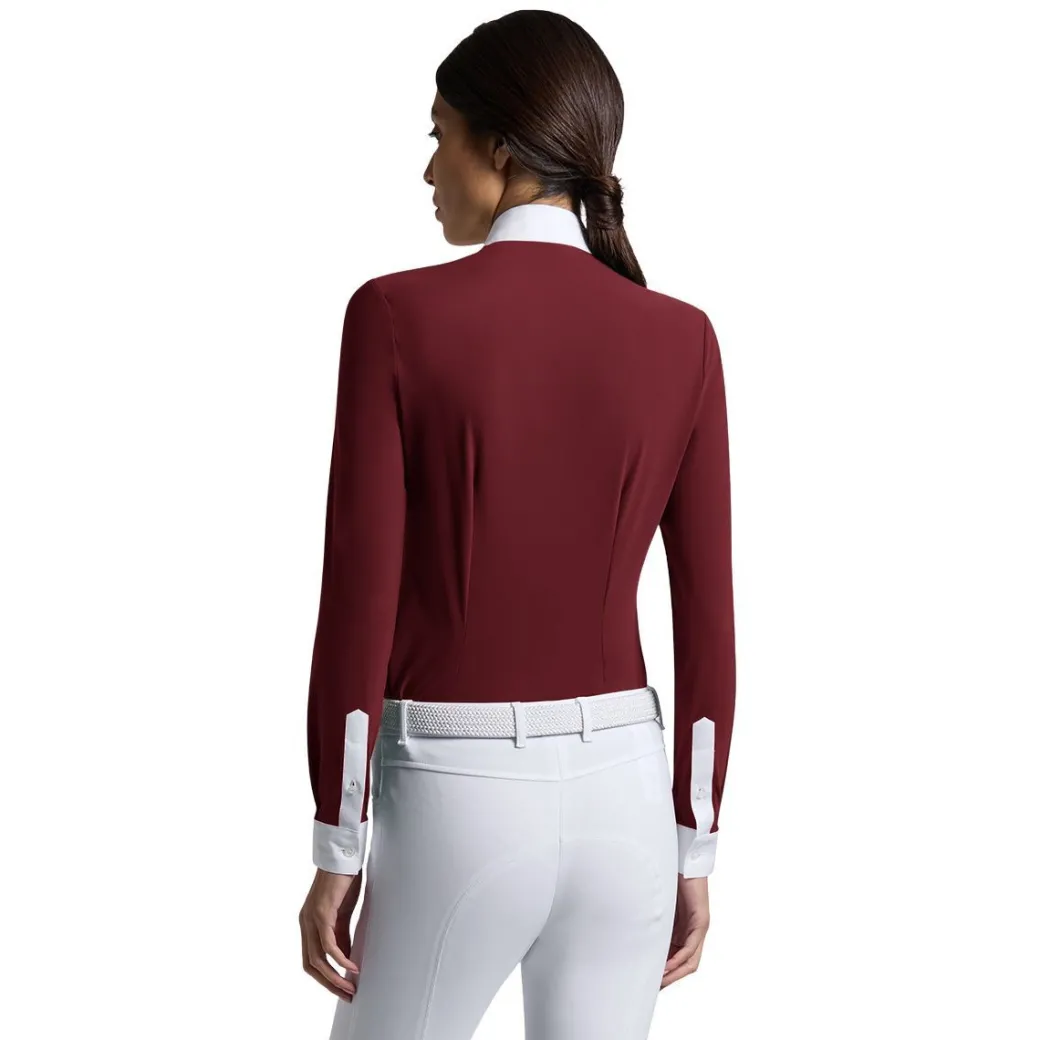 Cavalleria Toscana Pleated Yoke LS Competition Shirt
