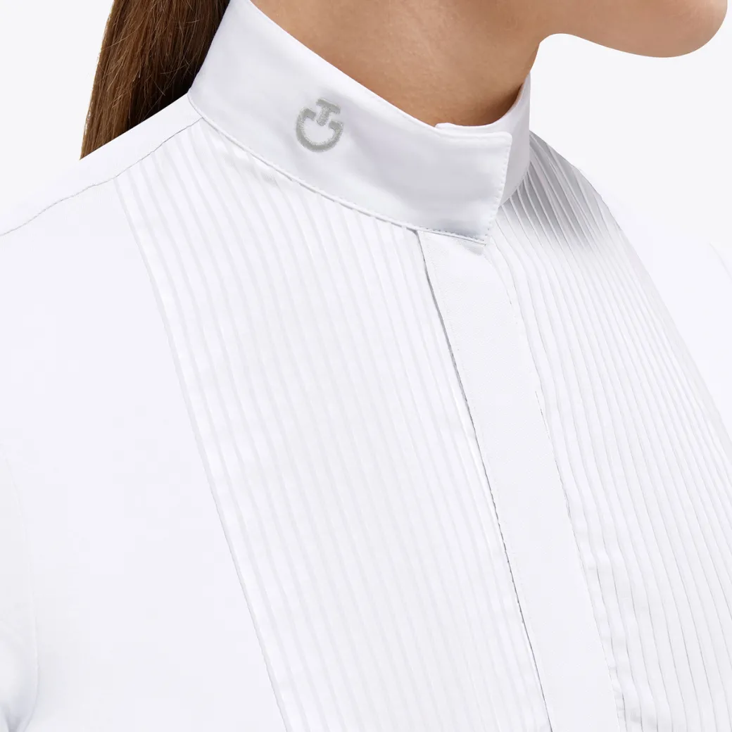 Cavalleria Toscana Pleat Piqué Competition Shirt SS