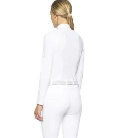 Cavalleria Toscana Poplin Bib Competition LS Polo