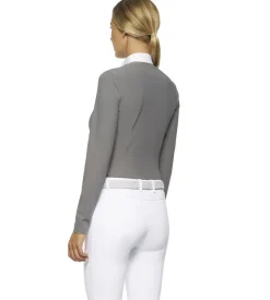 Cavalleria Toscana Poplin Bib Competition LS Polo