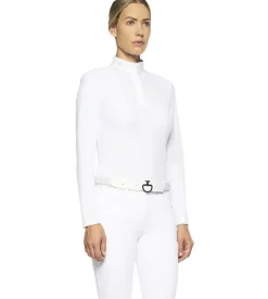 Cavalleria Toscana Poplin Bib Competition LS Polo