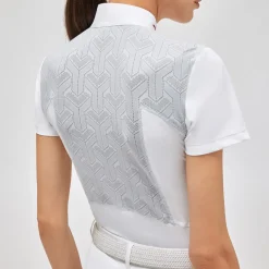 Cavalleria Toscana Revo Zip Polo Short Sleeve
