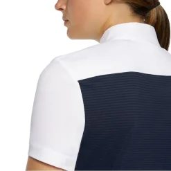 Cavalleria Toscana Seersucker Poplin Bib Shirt Short Sleeve