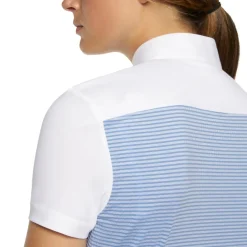 Cavalleria Toscana Seersucker Poplin Bib Shirt Short Sleeve
