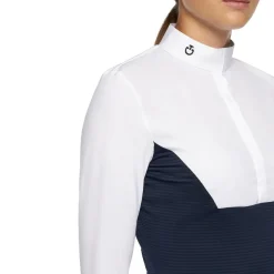 Cavalleria Toscana Seersucker Poplin Bib Shirt