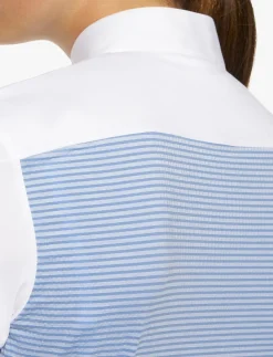 Cavalleria Toscana Seersucker Poplin Bib Shirt