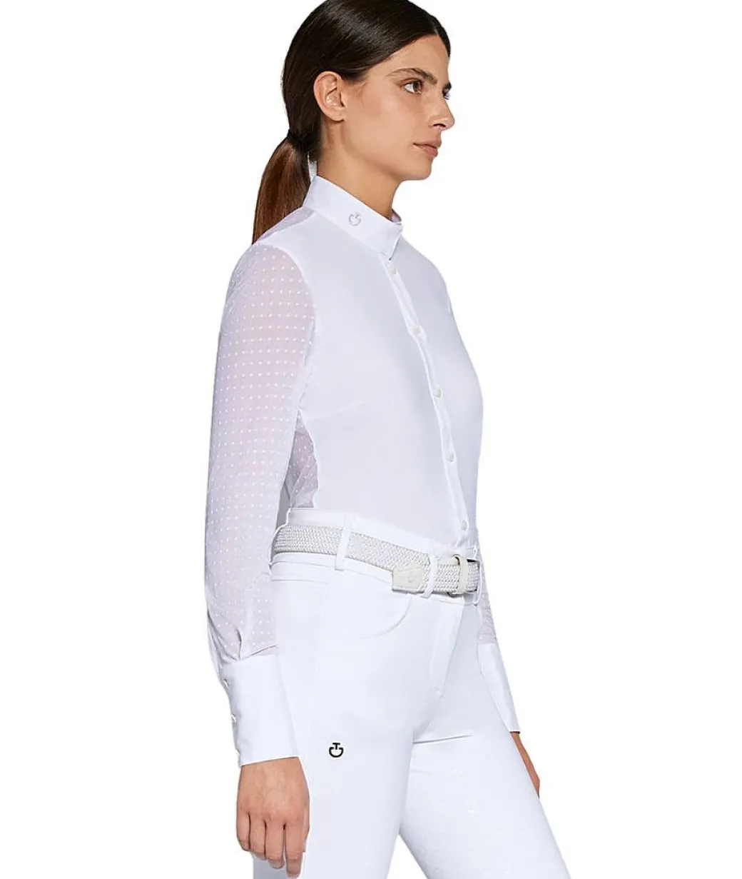 Cavalleria Toscana Swiss Dot LS Show Shirt