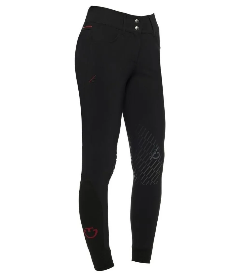 Cavalleria Toscana Team Red Stripe High Waist Breeches