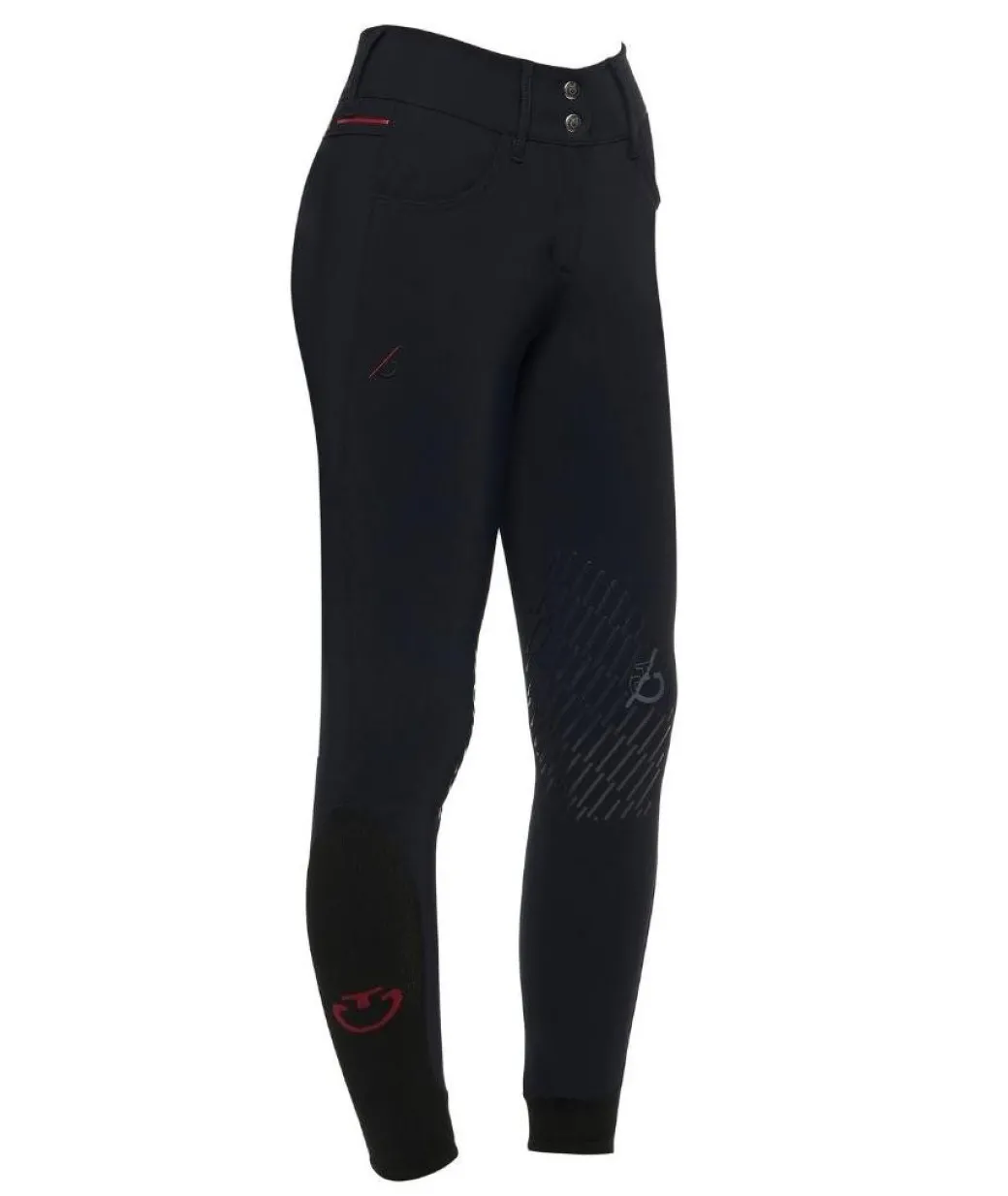 Cavalleria Toscana Team Red Stripe High Waist Breeches