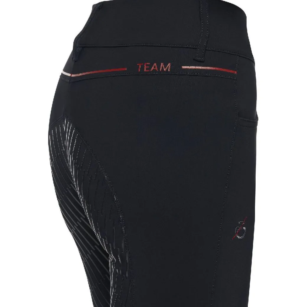 Cavalleria Toscana Team Red Stripe Full Grip Breeches