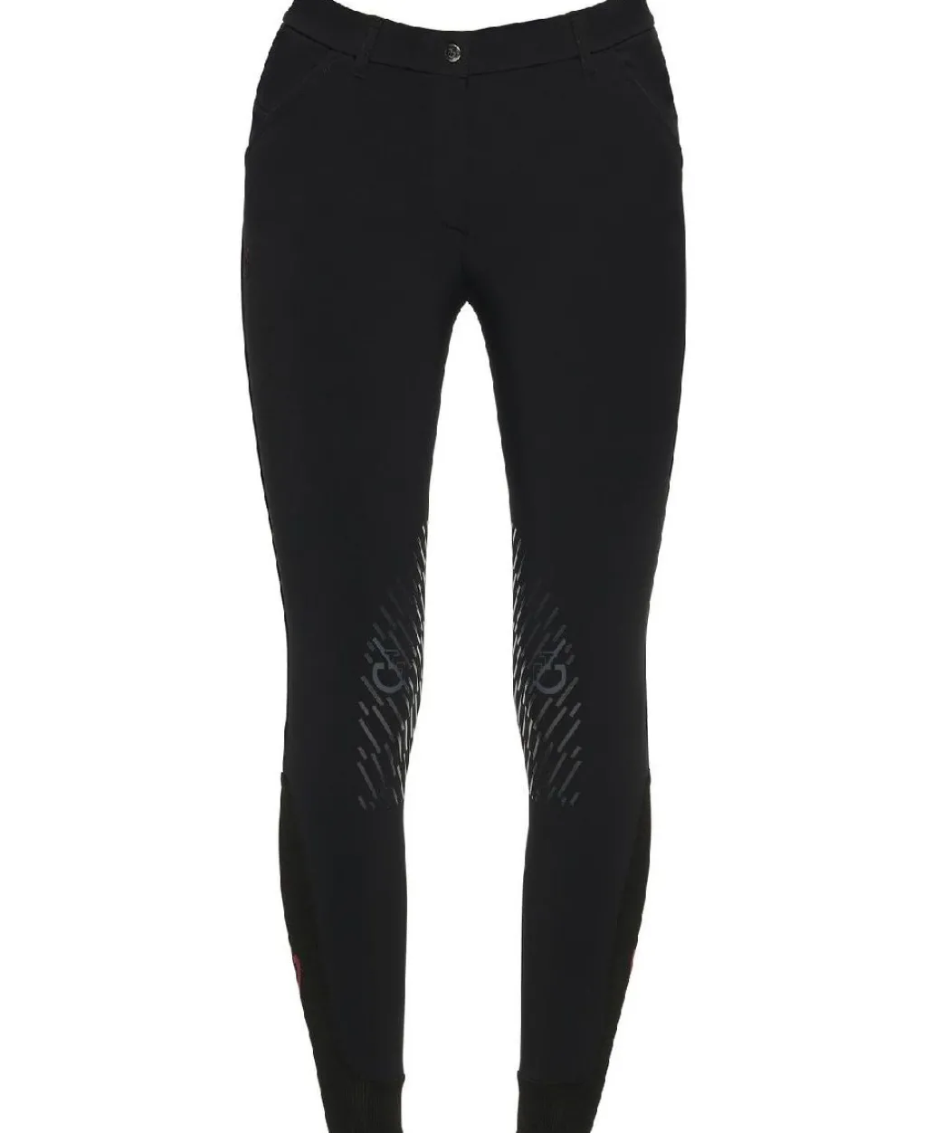 Cavalleria Toscana Team Red Stripe Knee Grip Breeches