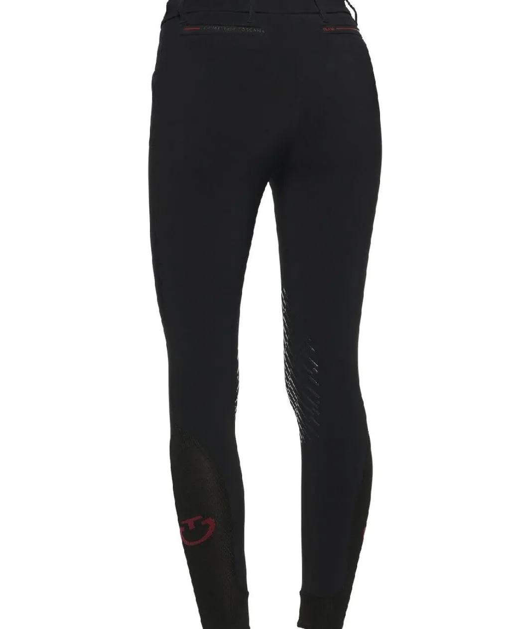 Cavalleria Toscana Team Red Stripe Knee Grip Breeches