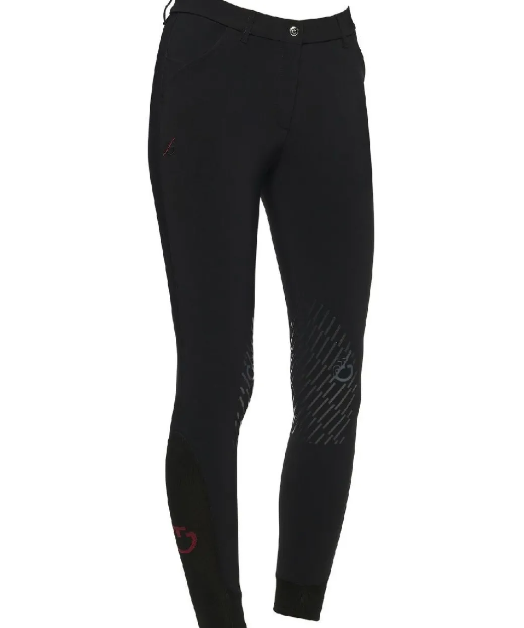 Cavalleria Toscana Team Red Stripe Knee Grip Breeches