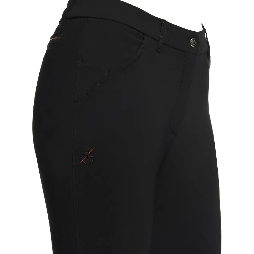 Cavalleria Toscana Team Red Stripe Knee Grip Breeches