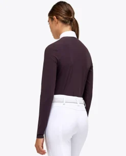 Cavalleria Toscana Tech Pique Show Polo Long Sleeve